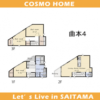 �Ԏ��}�i�̂P�ˌ��j�@��炵�Ɋ��Y���A�S�n�悢�̌��̏Z�܂�  ���ʂȋ�Ԃ��A���Ȃ��̓�����ʂ�܂� 